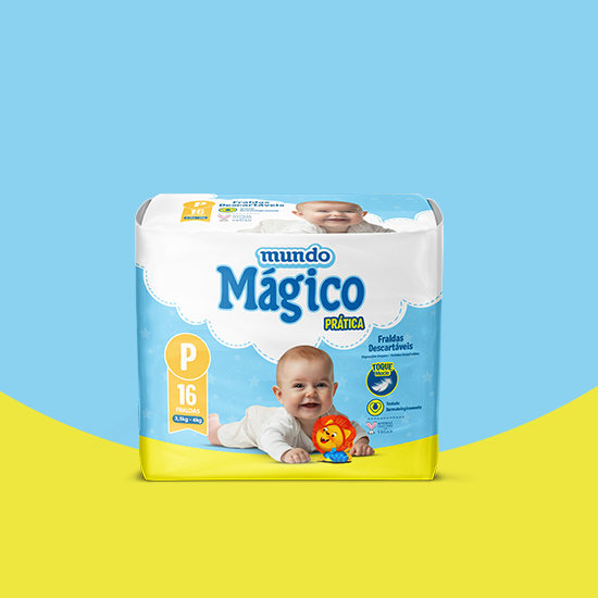 Fraldas Descartáveis Mundo Mágico Prática