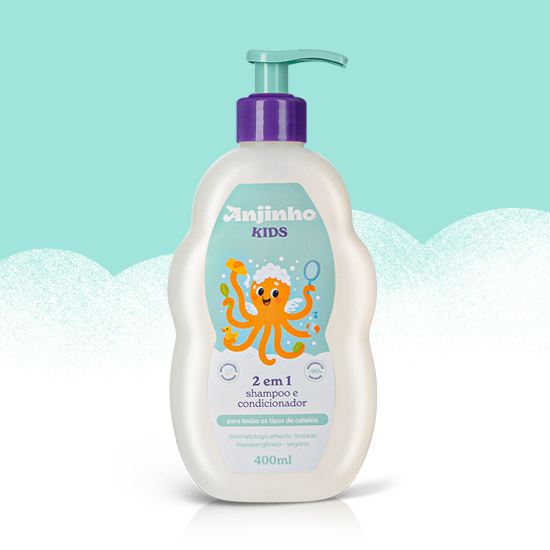 Shampoo 2 em 1 Kids 400ml