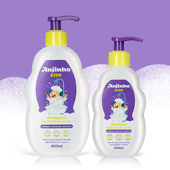 Shampoo Kids Cachinhos de Nuvem 220 e 400ml